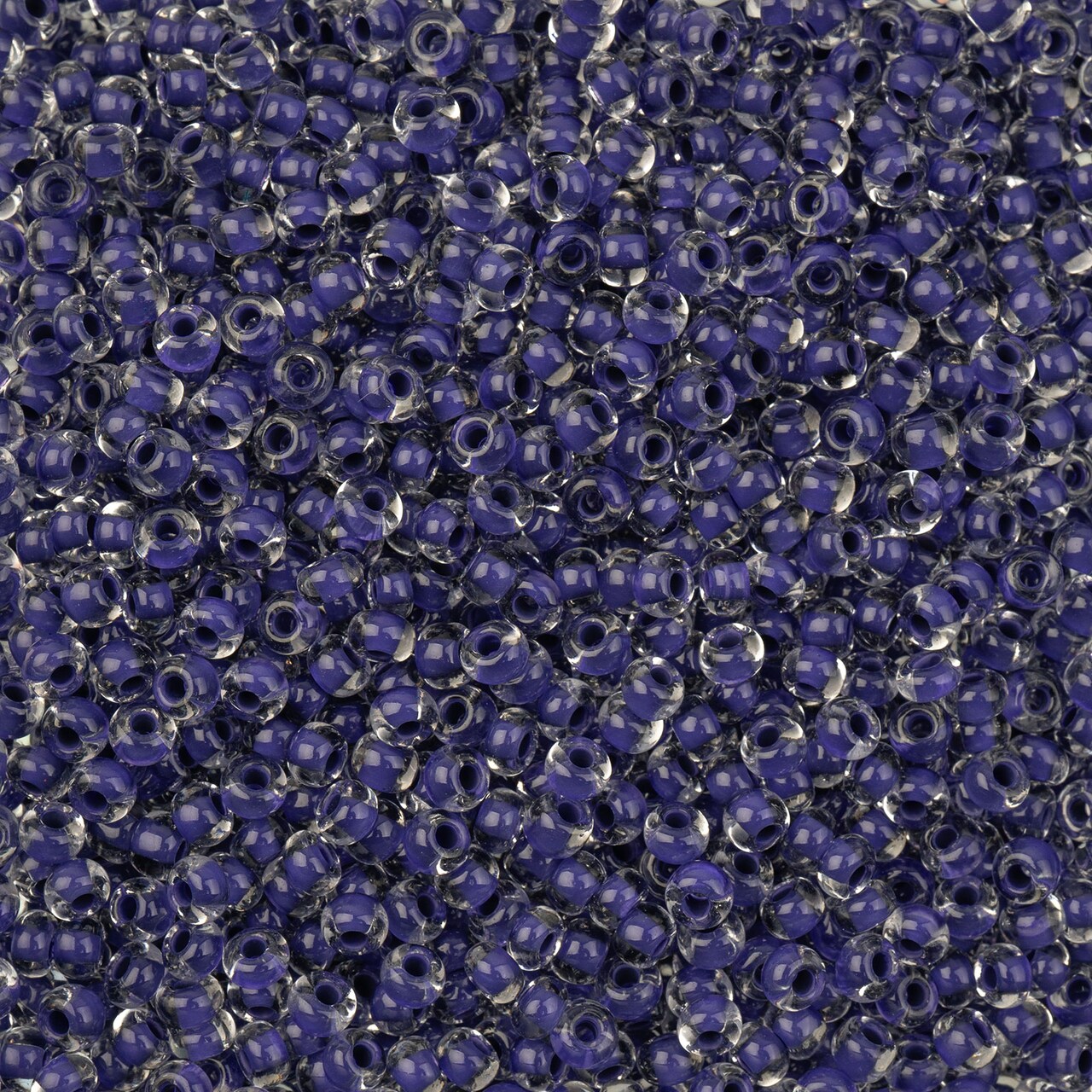 John Bead 6/0 Crystal-Lined Terra Intensive Czech Glass Seed Beads, 22g